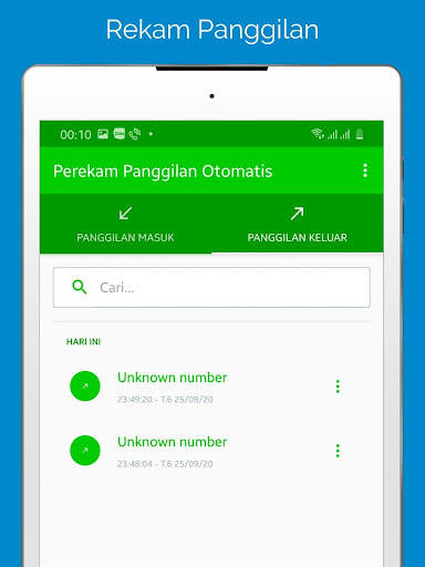 Perekam Panggilan Otomatis screenshot 4