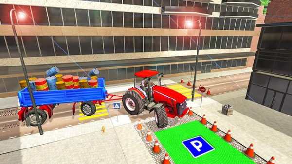 Real Tractor Parking Simulator–Free tractor games screenshot 2