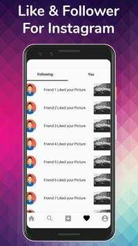 Like + Follower For Instagram screenshot 2
