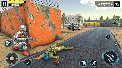 Real Commando Shooter: FPS Shooting Games Free 3D screenshot 1
