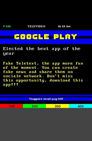 CREATE TELETEXT PAGE JOKE screenshot 2