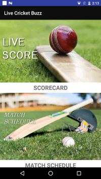 Live Cricket Buzz screenshot 1