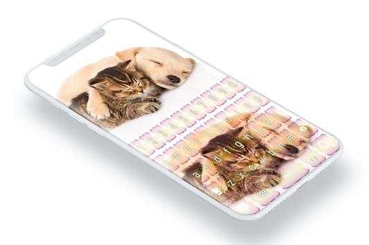 Dog and Cat Keyboard Theme screenshot 2