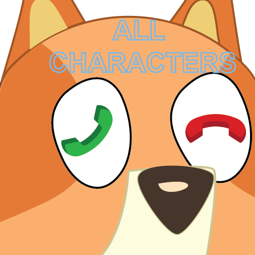 prank call bluey fake icon