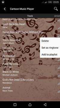 Cartoon Music Player screenshot 2