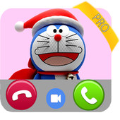 Fake Call From Doreamon Pro icon