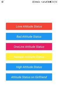 Boy Attitude Status screenshot 1