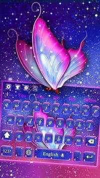 Colorful Starry Butterfly Keyboard screenshot 1