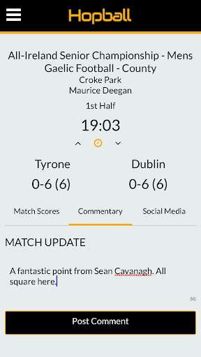 Hopball - GAA Live Scores and Results screenshot 4