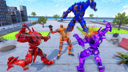 Real Horse Robot Transforming Games - Robot Car 3D screenshot 4