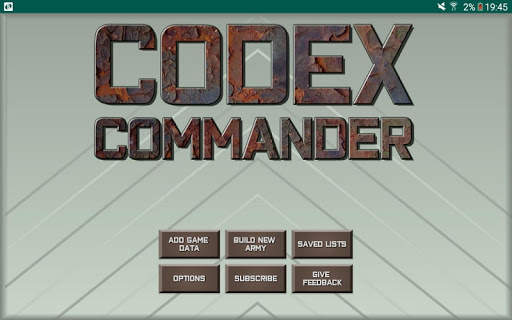 Codex Commander - Army Builder screenshot 6