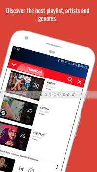 Free music for YouTube - TuneTool 4 تصوير الشاشة