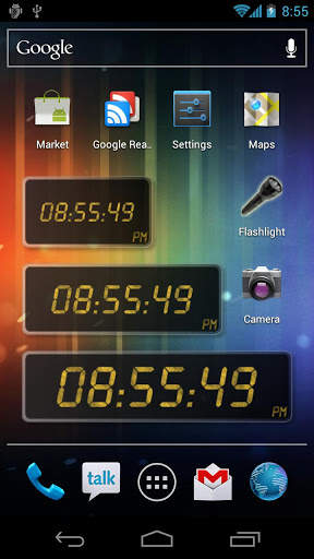 24 Clock Widget screenshot 1