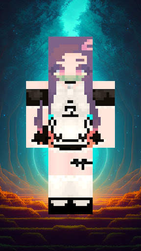 Nezuko Skin for Minecraft screenshot 4