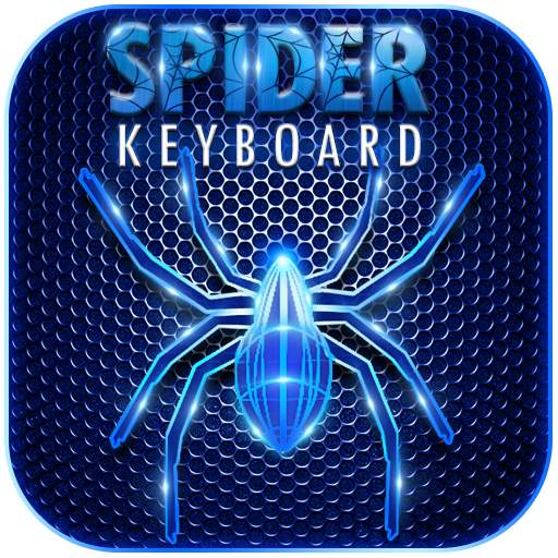 Blue Spider Keyboard Theme 10001001
