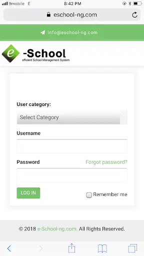 eSchool-NG screenshot 1