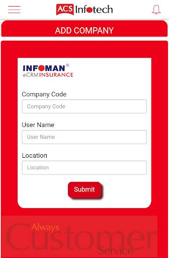 Service eCRM App screenshot 1
