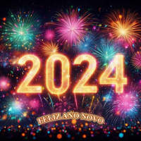 Feliz Ano Novo 2024 logo