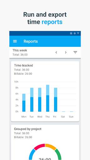 Clockify Time Tracker скриншот 5
