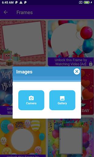 Birthday Photo Frames Editor screenshot 2