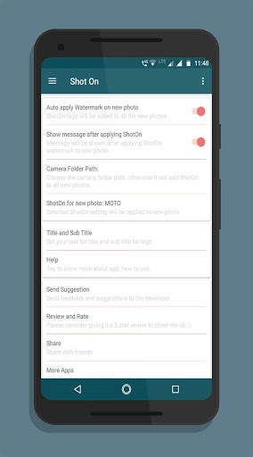 ShotOn Free - Auto Add ShotOn photo 8 تصوير الشاشة