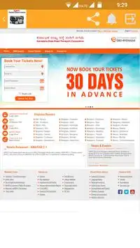 Online KSRTC Ticket Reservation Services screenshot 2