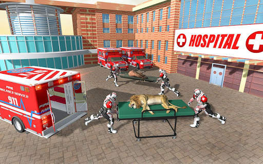 Doctor Robot Wild Animals Rescue Simulator screenshot 4