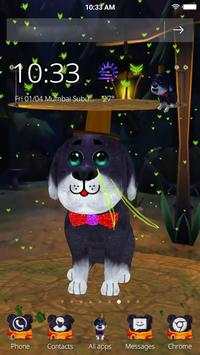 Animated Cute Dog Launcher Theme screenshot 2