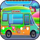 car wash ice cream logo