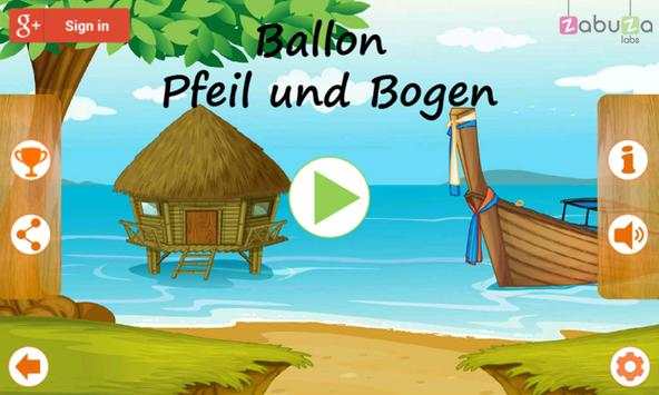 Ballon Bogen Pfeil screenshot 1