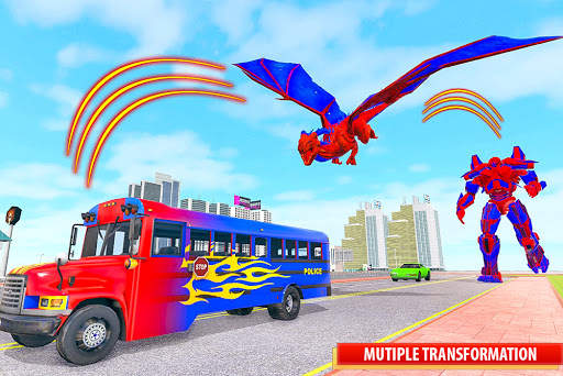 Flying Dragon Robot Transform: Bus Robot Transport screenshot 6