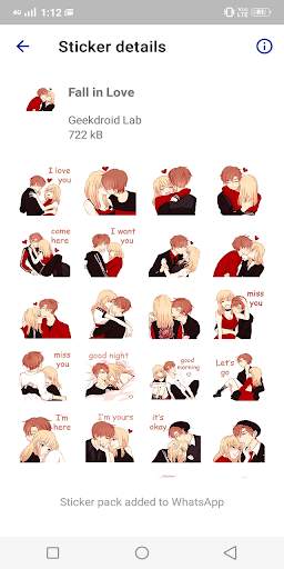 Love Stickers for Whatsapp : W screenshot 8