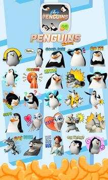 GO SMS PRO PENGUINS STICKER 2 تصوير الشاشة