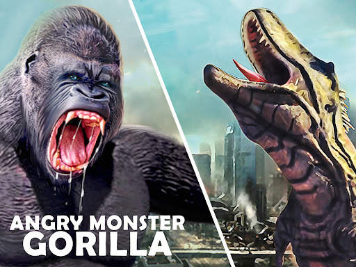 Monster Gorilla Attack-Godzilla Vs King Kong Games screenshot 8