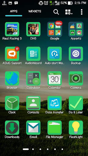 Go Green Theme скриншот 3