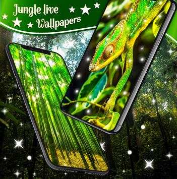 Animals Live Wallpaper: Jungle Sparkling Wallpaper скриншот 2