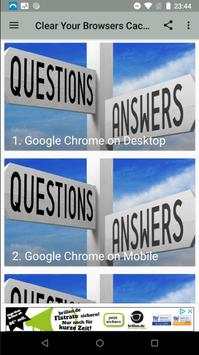 Clear Your Browsers Cache screenshot 1