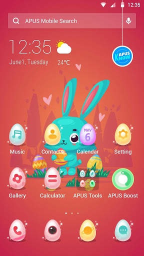 Easter-APUS Launcher theme screenshot 1