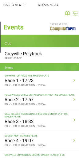 RIC - Racing Information Center screenshot 1