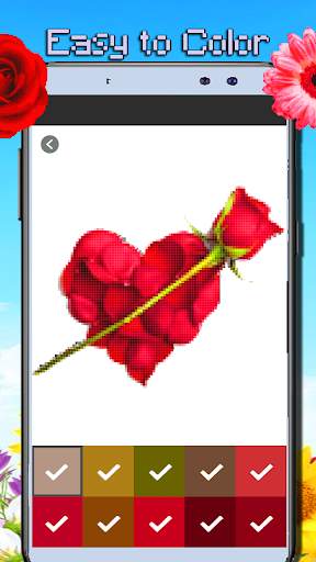 Flowers Coloring Book By Pixel 5 تصوير الشاشة