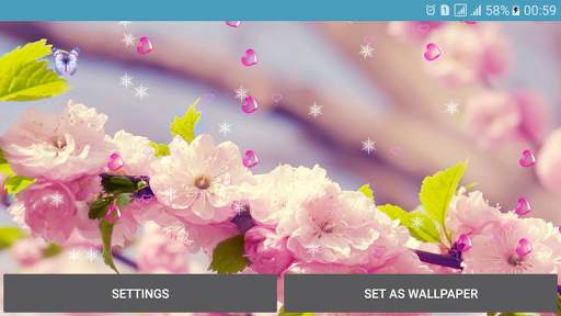 Flower Spring Live Wallpapers screenshot 7