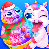 Unicorn Snow Cone - Rainbow Princess icon