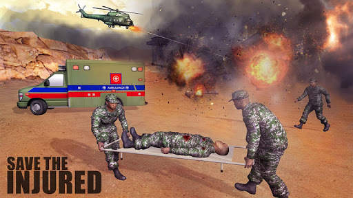 US Army Ambulance Rescue Game. screenshot 1