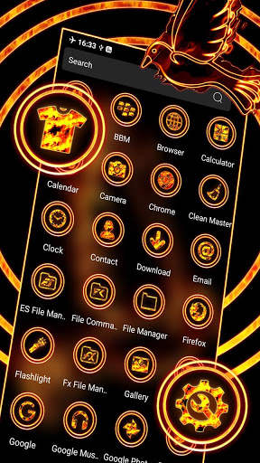 Fire Dove Launcher Theme screenshot 2
