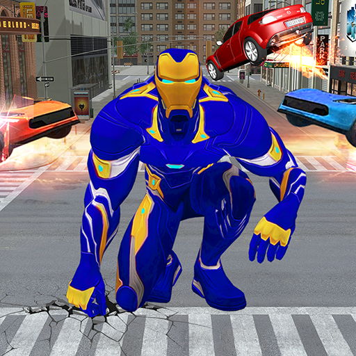 Iron Superhero Rescue : Flying Superhero Games icon
