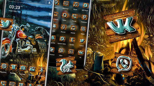Bike Nightout Launcher Theme screenshot 1