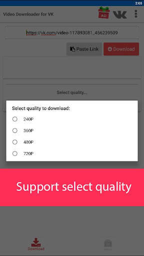 Video downloader for VK - Vkon screenshot 3