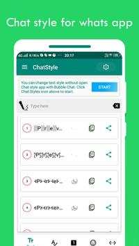 Chat Style For WhatsApp : Cool Font & Stylish Text screenshot 2