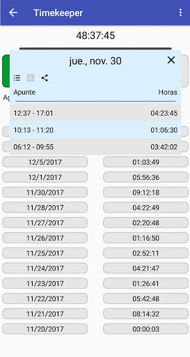 Cronometrador y seguimiento de proyectos screenshot 5