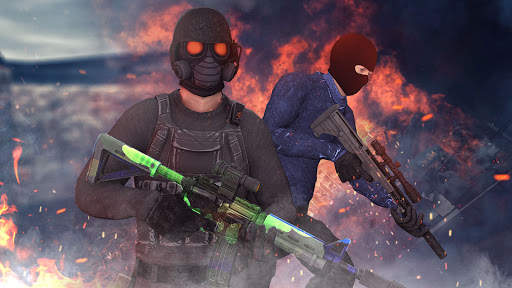 FPS Commando Gun Shooting 3D screenshot 1